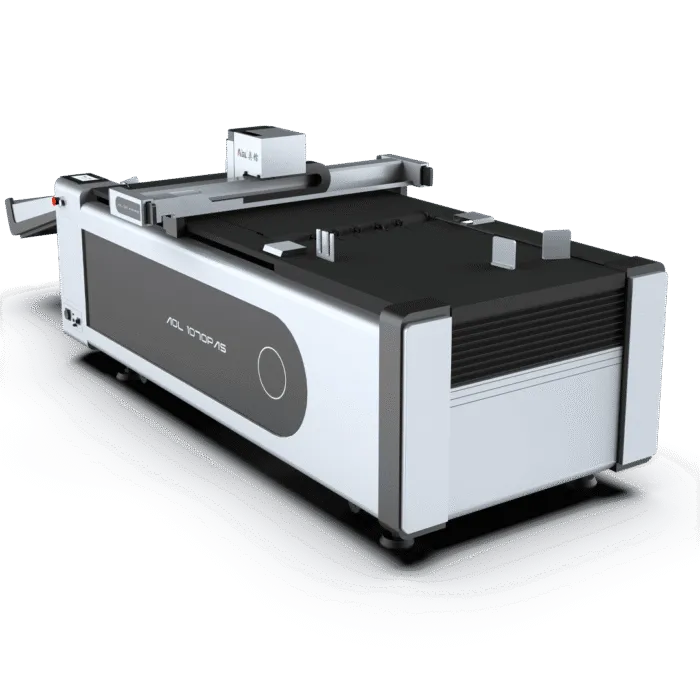 Opposite angled view of the AOL 1070PAS digital cutting plotter