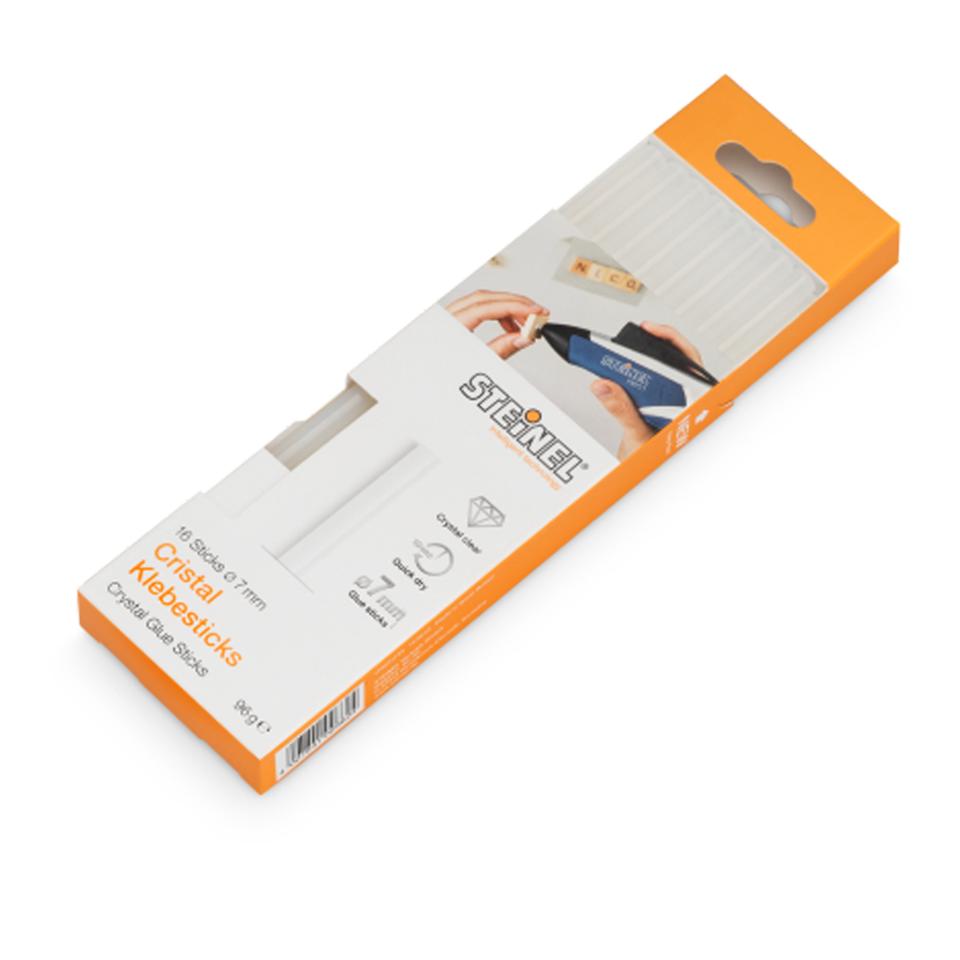Steinel-Crystal-Glue-Sticks-96g7mm-16-Pack.jpg Steinel Crystal Glue Sticks 96g/7mm - 16 Pack - Image 1