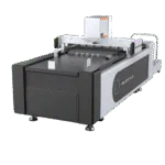 End view of the AOL 1070PLUS digital cutting plotter