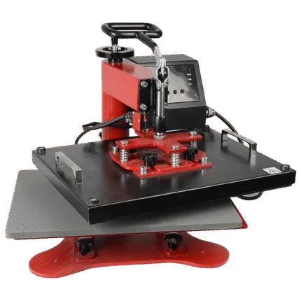 Red and black ECH combo heat press