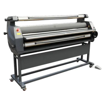 Fulei Union BU-1400E WARM laminator on a floor stand