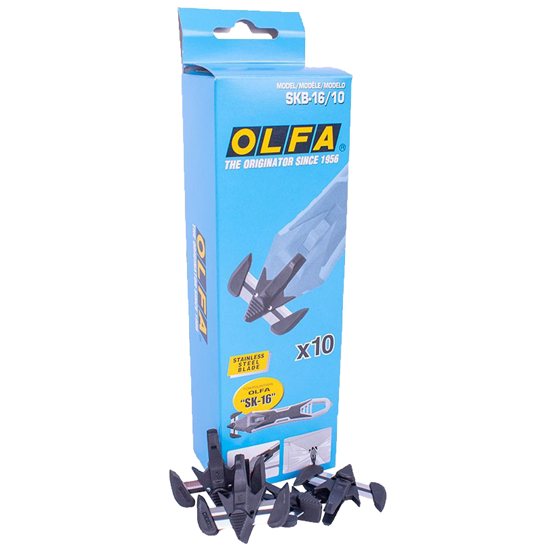 OLFA-BLA SKB-16-10 OLFA SKB-16/10 Concealed Blade Replacement Heads – 10 Pack - Image 1