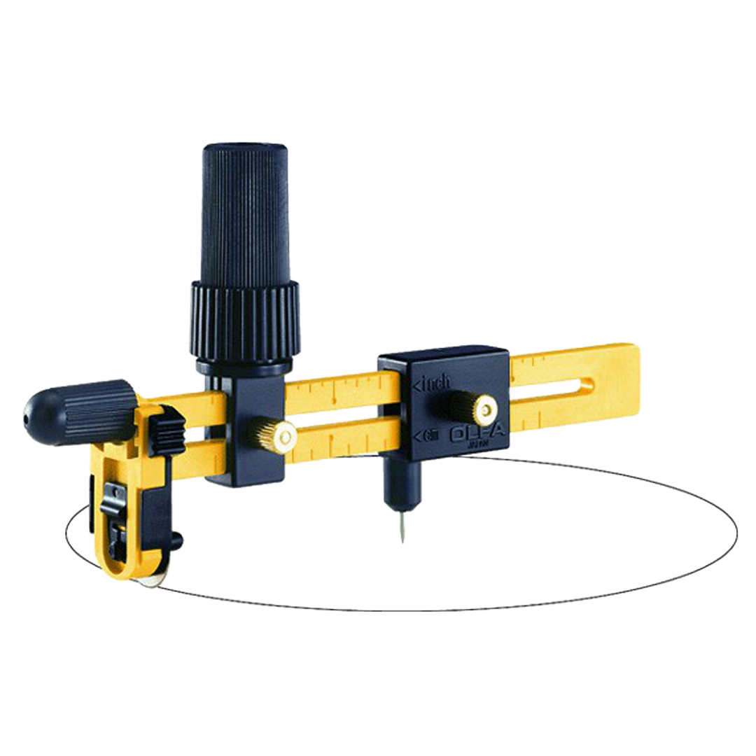 OLFA-CTR CMP3 OLFA CMP-3 Compass Circle Cutter – 18 mm Rotary Blade - Image 1